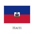 Haiti flag logo Sticker Heat Transfer