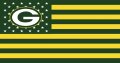 Green Bay Packers Flag001 logo Sticker Heat Transfer