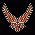 Airforce Baltimore Orioles Logo Sticker Heat Transfer