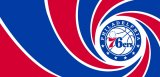 007 Philadelphia 76ers logo Sticker Heat Transfer