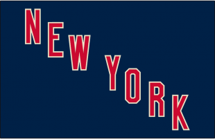 New York Rangers 2010 11-2016 17 Jersey Logo decal sticker