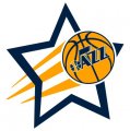 Utah Jazz Basketball Goal Star logo decal sticker