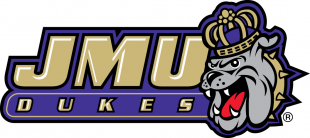 James Madison Dukes 2013-2016 Secondary Logo Sticker Heat Transfer