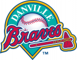 Danville Braves 1993-2009 Primary Logo Sticker Heat Transfer