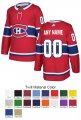 Montreal Canadiens Custom Letter and Number Kits for Home Jersey Material Twill