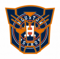 Autobots Houston Astros logo Sticker Heat Transfer