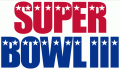 Super Bowl III Logo decal sticker