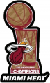 Miami Heat 2012-2013 Champion Logo 2 Sticker Heat Transfer
