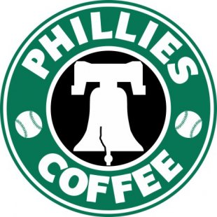 Philadelphia Phillies Starbucks Coffee Logo decal sticker