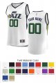 Utah Jazz Custom Letter and Number Kits for Association Jersey Material Twill