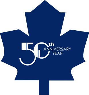 Toronto Maple Leafs 1976 77 Anniversary Logo Sticker Heat Transfer