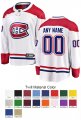 Montreal Canadiens Custom Letter and Number Kits for Away Jersey Material Twill