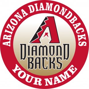 Arizona Diamondbacks Customized Logo Sticker Heat Transfer