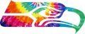 Seattle Seahawks rainbow spiral tie-dye logo Sticker Heat Transfer
