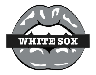 Chicago White Sox Lips Logo Sticker Heat Transfer