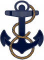 Navy Midshipmen 2012-Pres Alternate Logo Sticker Heat Transfer