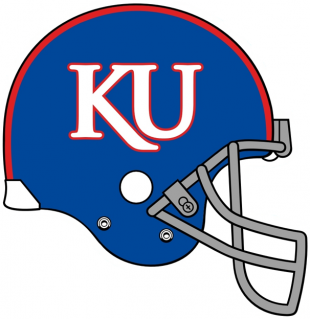Kansas Jayhawks 2007-2009 Helmet decal sticker