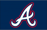 Atlanta Braves 2007-2013 Batting Practice Logo Sticker Heat Transfer