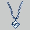 Tampa Bay Rays Necklace logo Sticker Heat Transfer