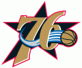 Philadelphia 76ers 1997-2008 Alternate Logo decal sticker