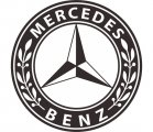 Mercedes-Benz Logo 04 Sticker Heat Transfer