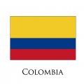 Colombia flag logo Sticker Heat Transfer