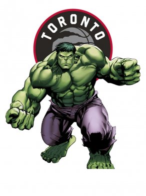 Toronto Raptors Hulk Logo decal sticker