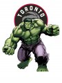 Toronto Raptors Hulk Logo Sticker Heat Transfer