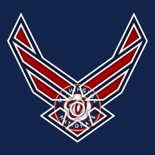 Airforce Washington Nationals Logo decal sticker