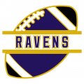 Football Baltimore Ravens Logo Sticker Heat Transfer