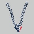 Houston Texans Necklace logo Sticker Heat Transfer