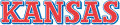 Kansas Jayhawks 1989-2001 Wordmark Logo decal sticker