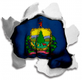 Fist Vermont State Flag Logo Sticker Heat Transfer