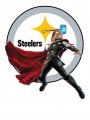Pittsburgh Steelers Thor Logo Sticker Heat Transfer