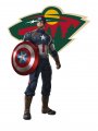 Minnesota Wild Captain America Logo Sticker Heat Transfer