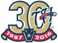 Harrisburg Senators 2016 Anniversary Logo decal sticker