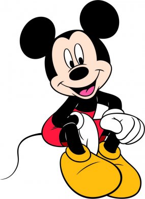 Mickey Mouse Logo 24 Sticker Heat Transfer