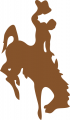 Wyoming Cowboys 1965-2005 Primary Logo decal sticker