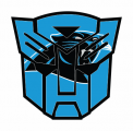 Autobots Carolina Panthers logo Sticker Heat Transfer