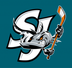 San Jose Barracuda 2015 16-2017 18 Alternate Logo 2 decal sticker