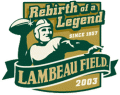 Green Bay Packers 2003 Stadium Logo decal sticker