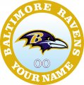 Baltimore Ravens Customized Logo Sticker Heat Transfer