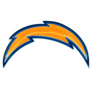 Los Angeles Chargers Crystal Logo Sticker Heat Transfer