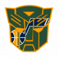 Autobots Utah Jazz logo decal sticker