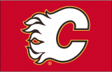 Calgary Flames 1994 95-1999 00 Jersey Logo Sticker Heat Transfer