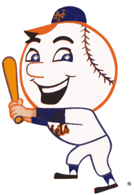 New York Mets 1963-1970 Mascot Logo Sticker Heat Transfer