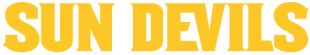 Arizona State Sun Devils 2011-Pres Wordmark Logo 11 decal sticker