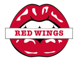 Detroit Red Wings Lips Logo Sticker Heat Transfer