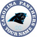 Carolina Panthers Customized Logo decal sticker