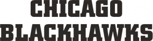 Chicago Blackhawks 1986 87-Pres Wordmark Logo decal sticker